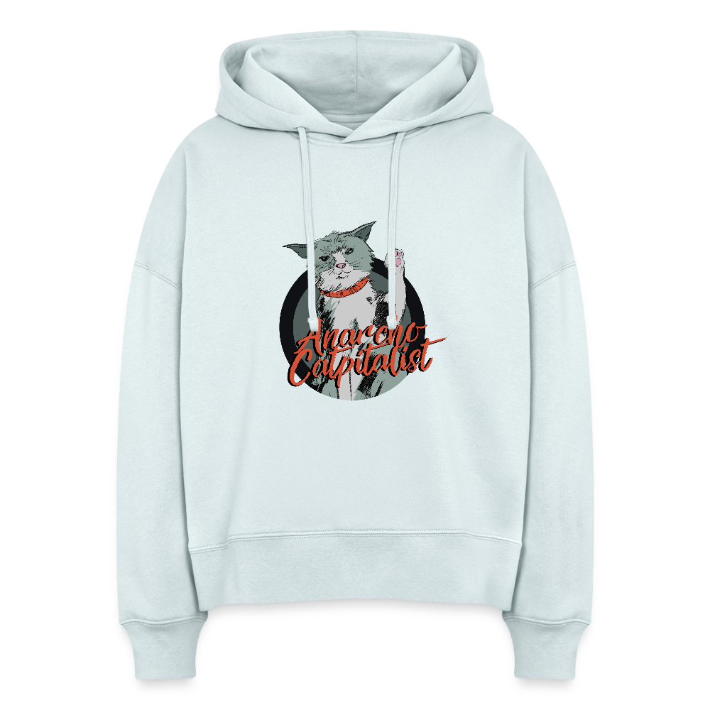 Anarcho-Catpitalist | Women's Hoodie - blue ice