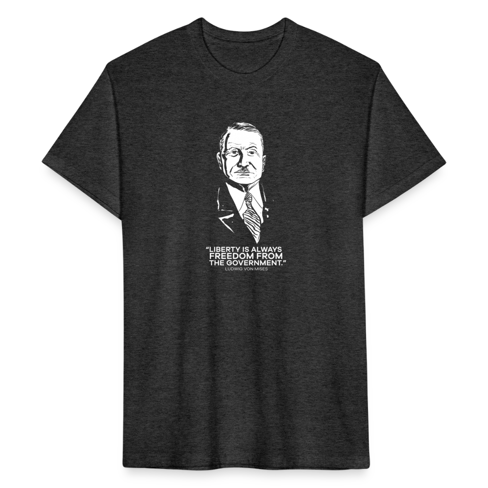 Ludwig von Mises Quote | Men's Tee - heather black