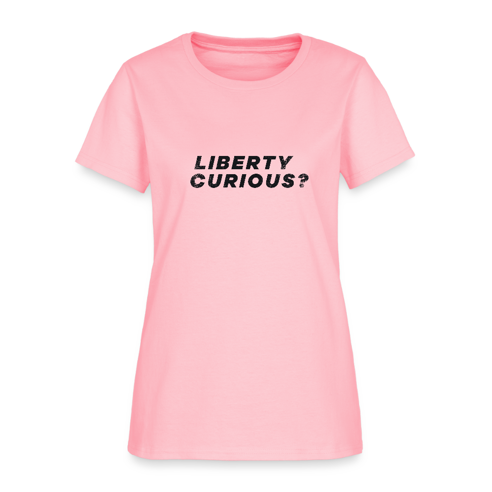 Liberty Curious? | Women's Tee - pink