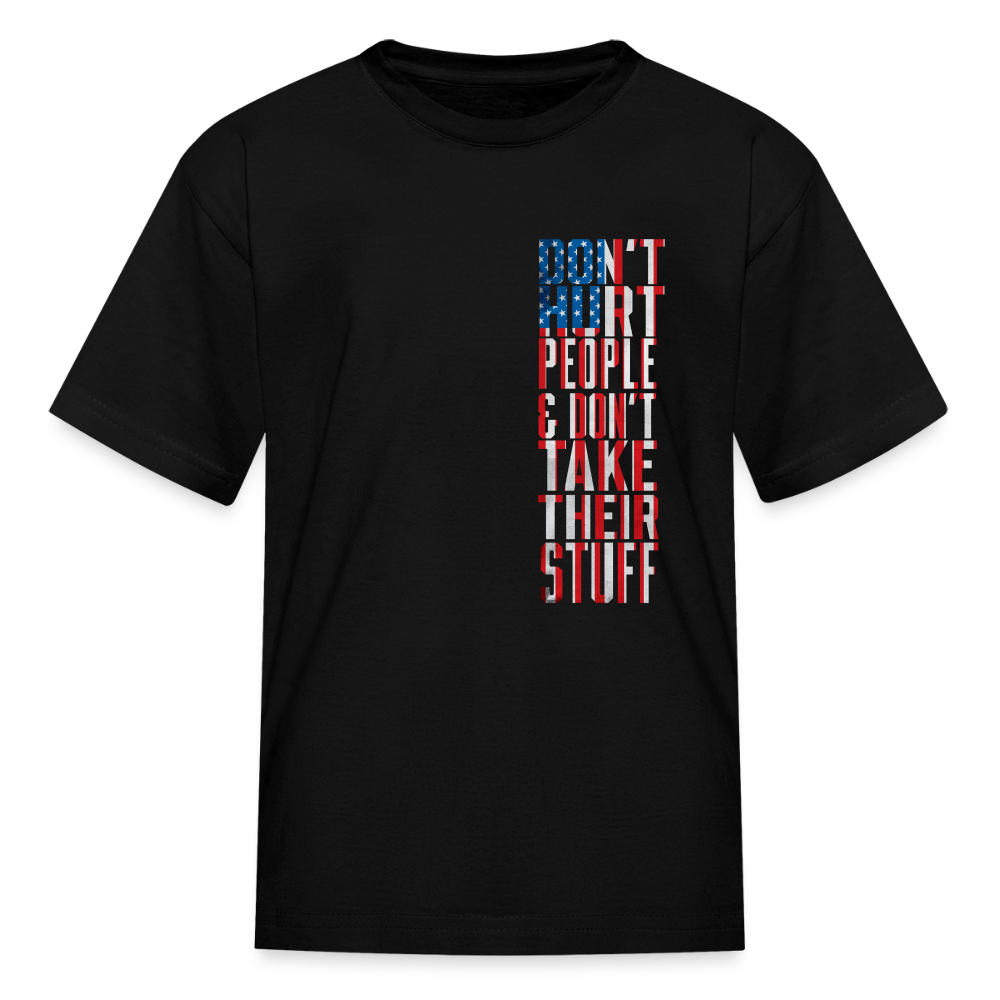 Don't Hurt People | Flag | Youth Tee - black