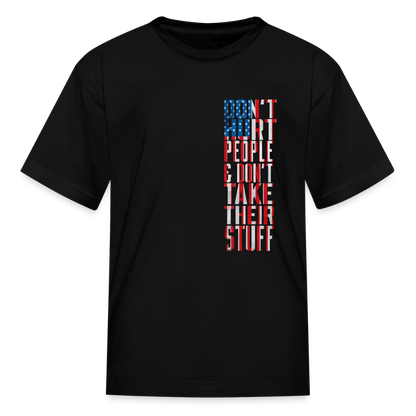 Don't Hurt People | Flag | Youth Tee - black