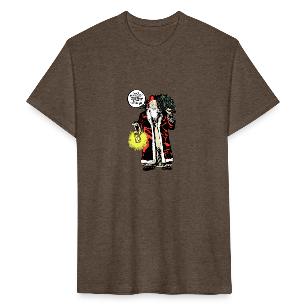 2021 Santa | Men's Tee - heather espresso