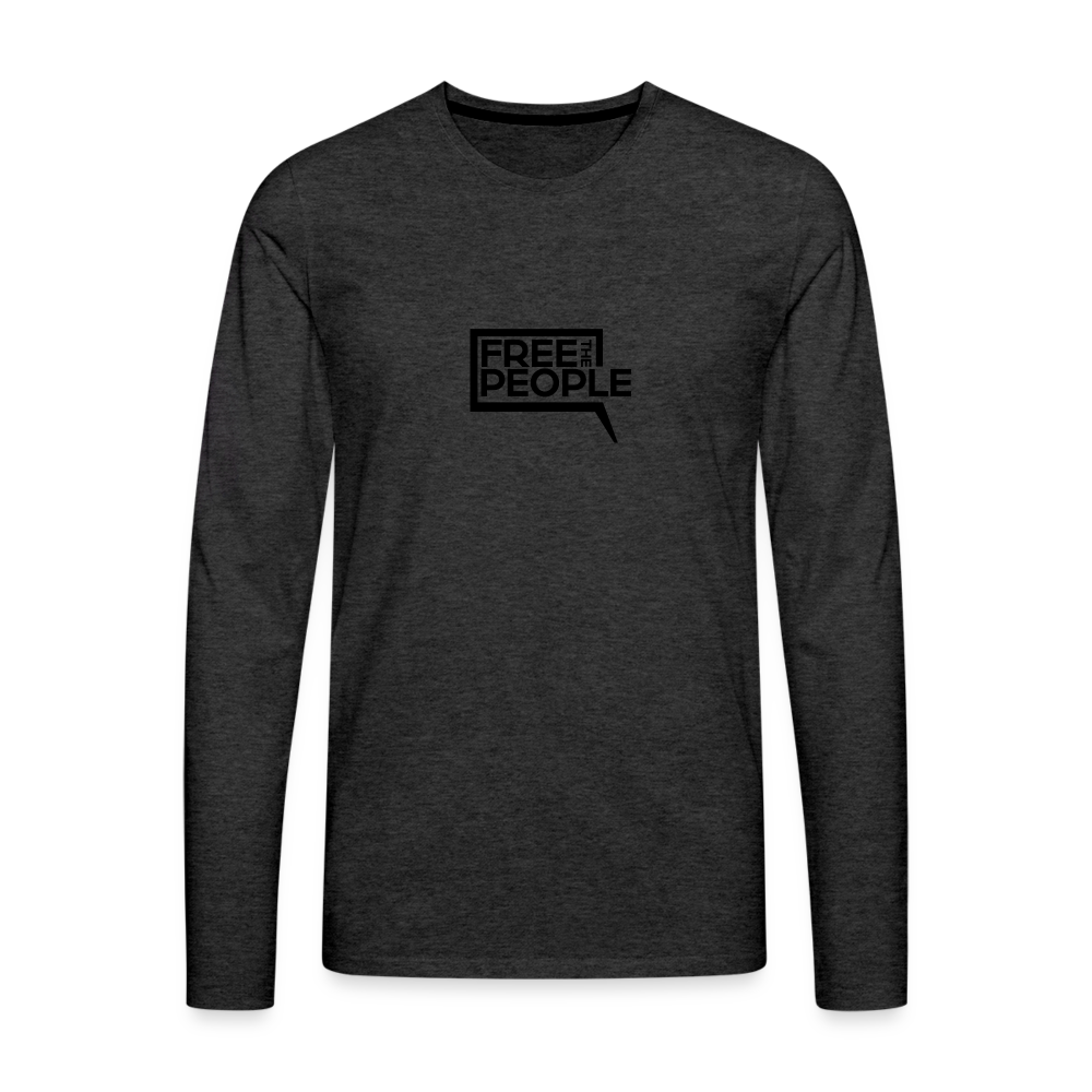 Free the People | Men's Long Sleeve Tee - charcoal grey