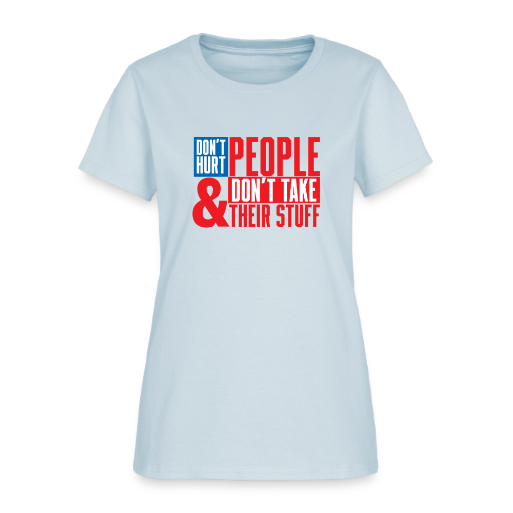 Don't Hurt People | America | Women's Tee - light blue