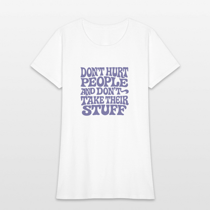 Don't Hurt People | Retro | Women's Tee - white