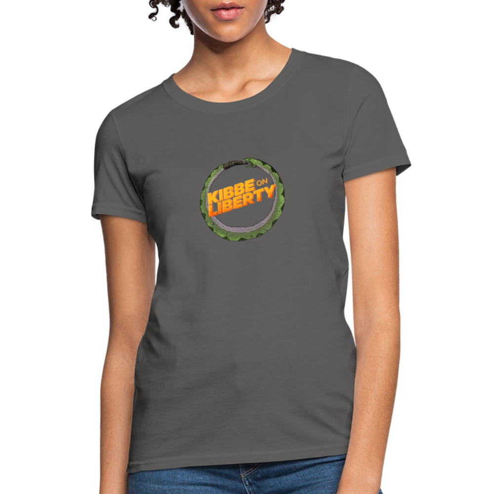 Kibbe on Liberty | Women's Tee - charcoal