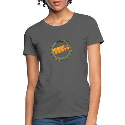 Kibbe on Liberty | Women's Tee - charcoal