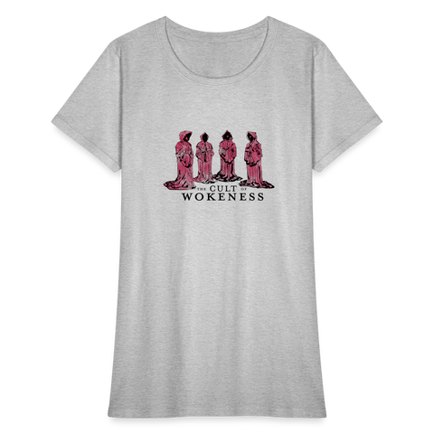 Cult of Wokeness | Women's Tee - heather gray