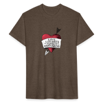 Love, Liberty | Men's Tee - heather espresso