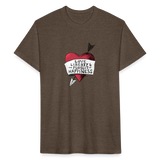 Love, Liberty | Men's Tee - heather espresso