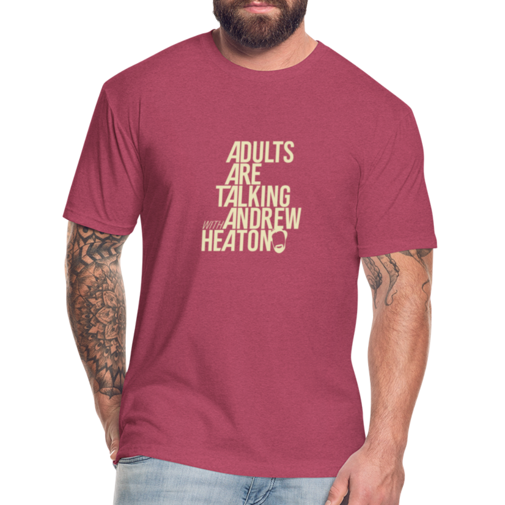 Adults Are Talking | Men's Tee - heather burgundy