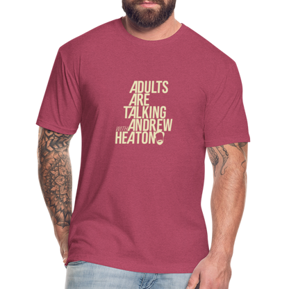 Adults Are Talking | Men's Tee - heather burgundy