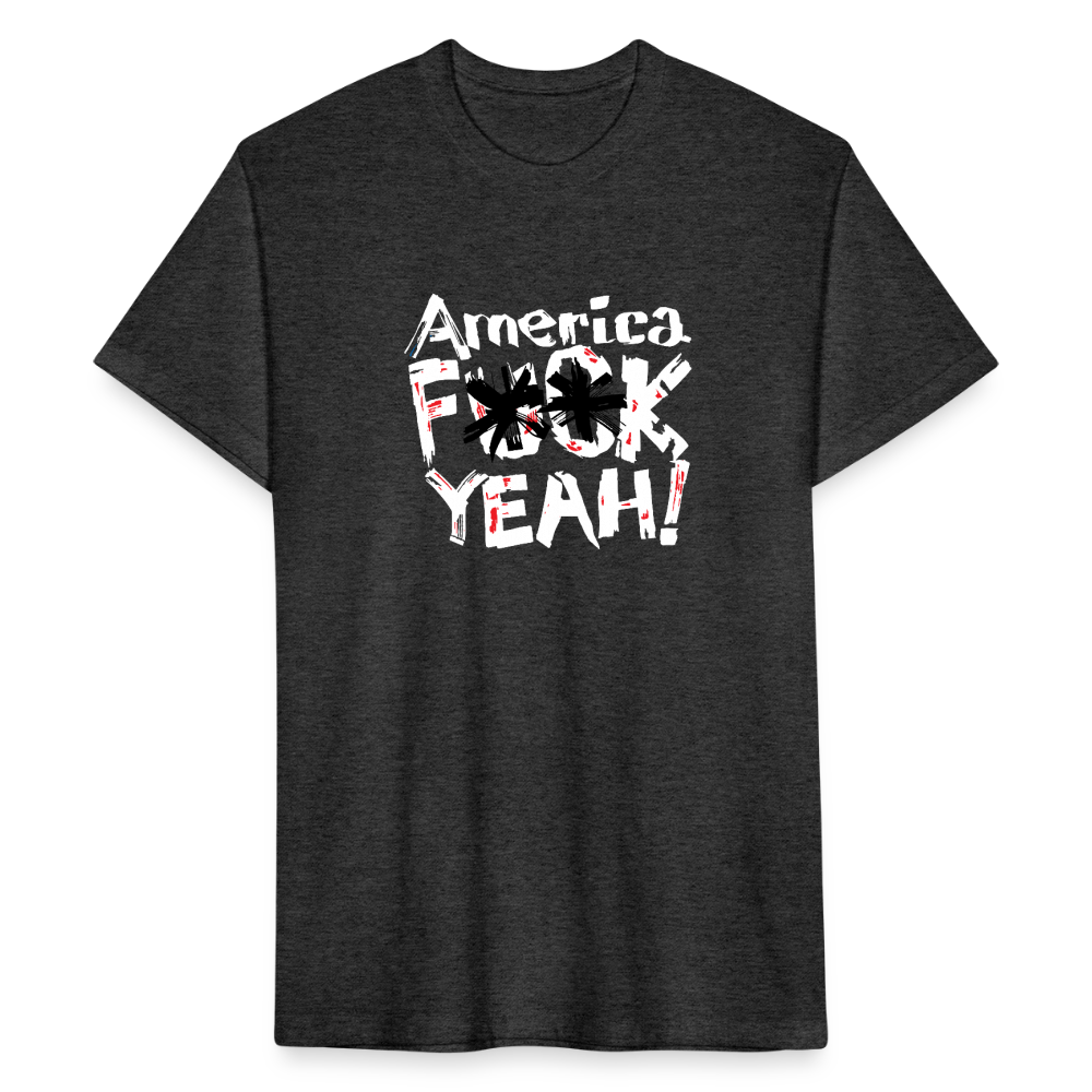 America F**k Yeah! | Men's Tee - heather black