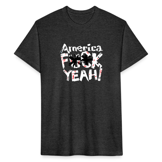 America F**k Yeah! | Men's Tee - heather black