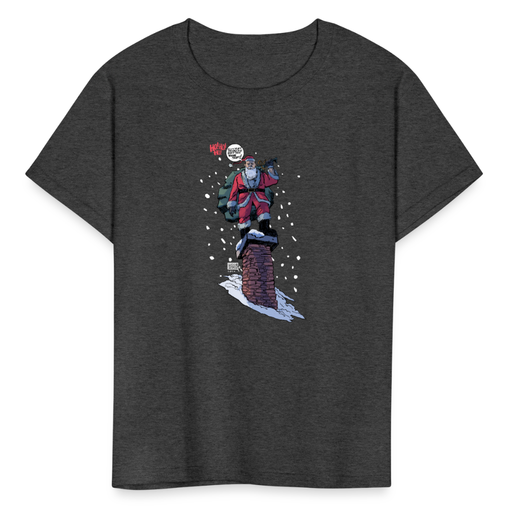 2024 Santa | Youth Tee - heather black