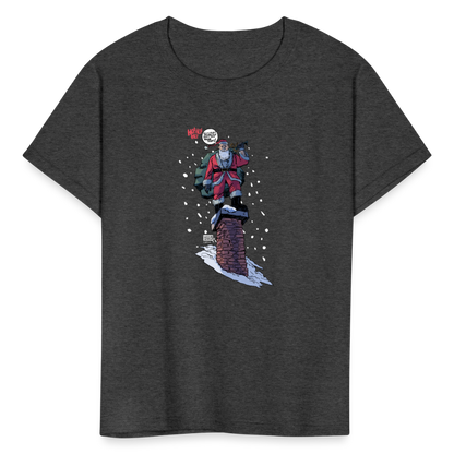 2024 Santa | Youth Tee - heather black