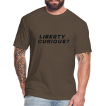 Liberty Curious? | Men's Tee - heather espresso