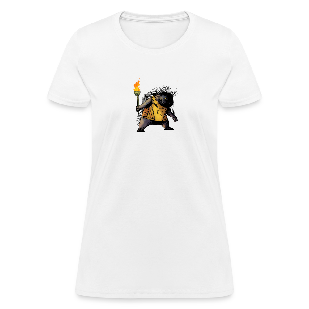 Free the Porcupine | Women's Tee - white