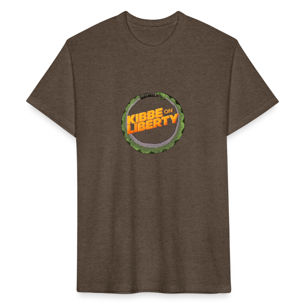 Kibbe on Liberty | Men's Tee - heather espresso