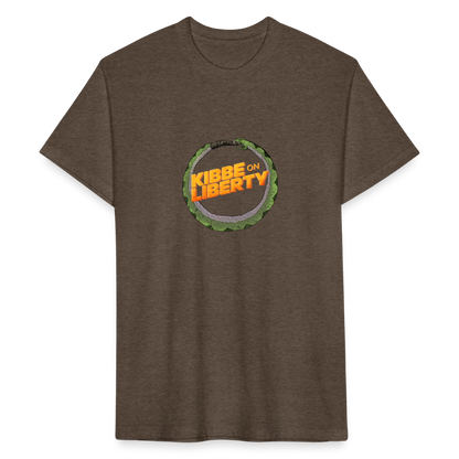 Kibbe on Liberty | Men's Tee - heather espresso