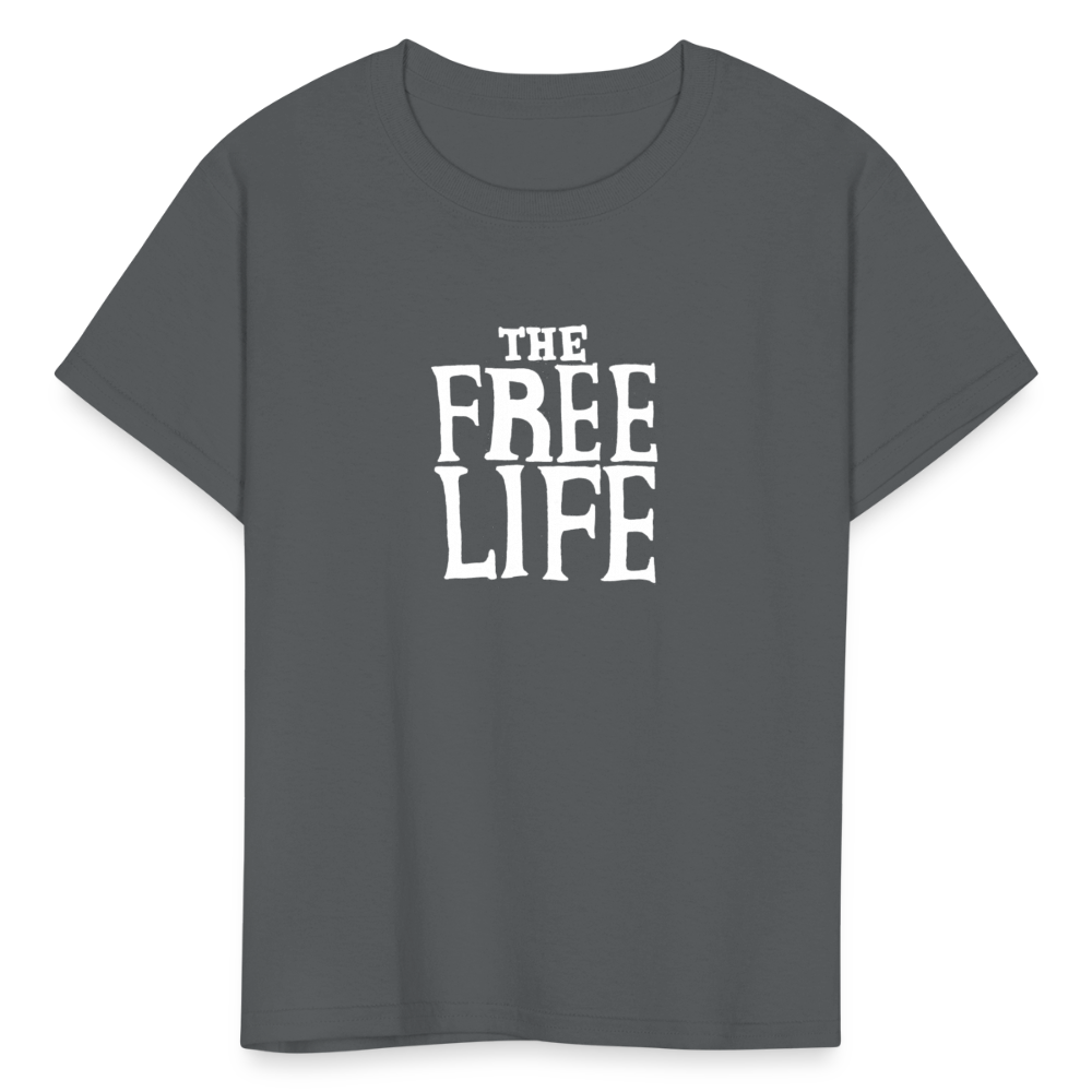 The Free Life | Youth Tee - charcoal