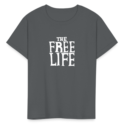 The Free Life | Youth Tee - charcoal