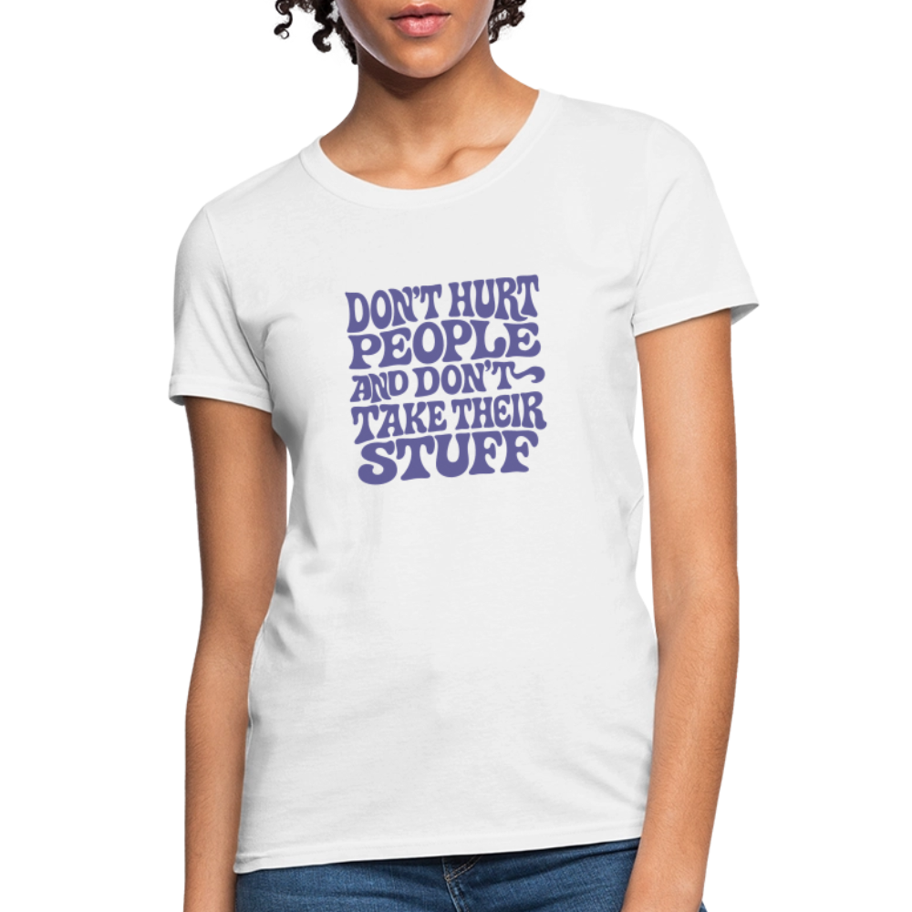 Don't Hurt People | Retro | Women's Tee - white