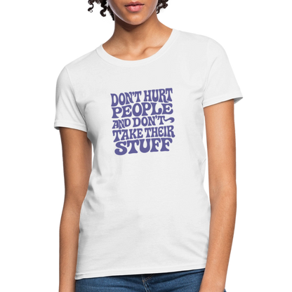 Don't Hurt People | Retro | Women's Tee - white