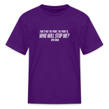 Ayn Rand Quote | Youth Tee - purple