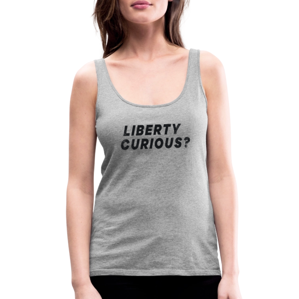 Liberty Curious? | Women's Tank - heather gray