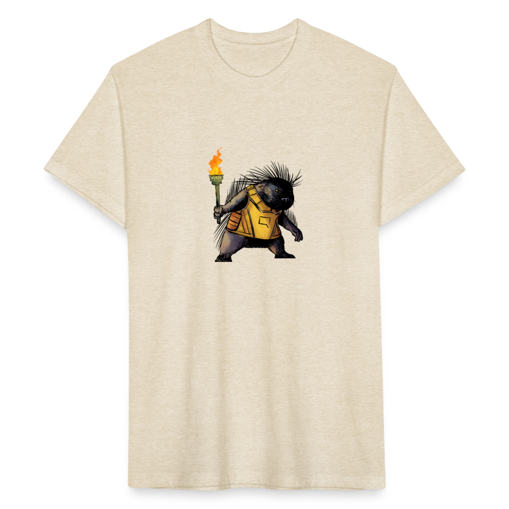 Free the Porcupine | Men's Tee - heather cream