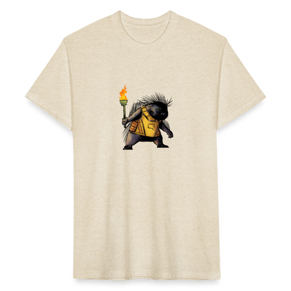 Free the Porcupine | Men's Tee - heather cream