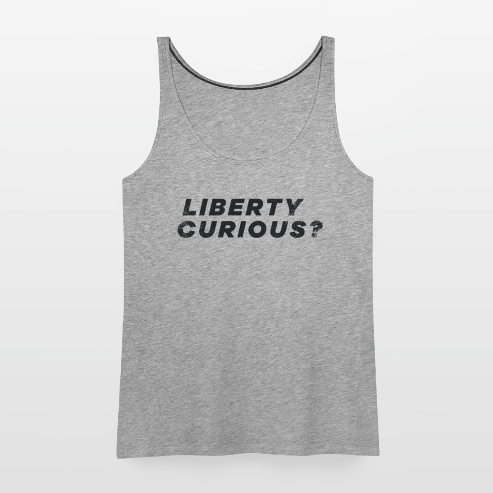 Liberty Curious? | Women's Tank - heather gray