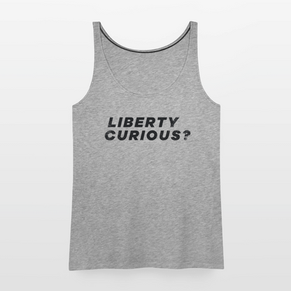 Liberty Curious? | Women's Tank - heather gray