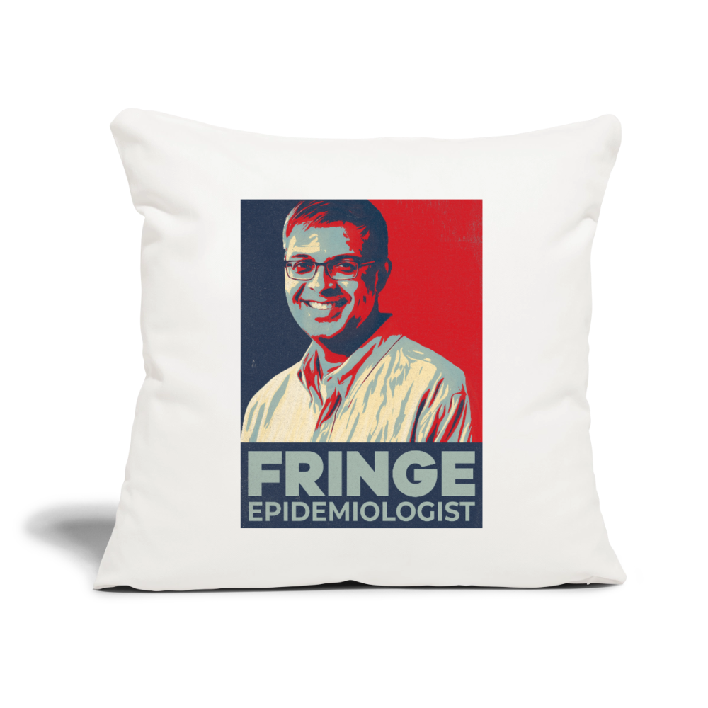 Fringe Epidemiologist | Throw Pillow Cover - natural white