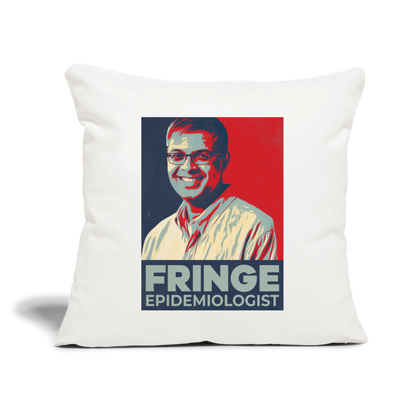 Fringe Epidemiologist | Throw Pillow Cover - natural white