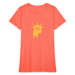 Liberty Head | Women's Tee - heather coral