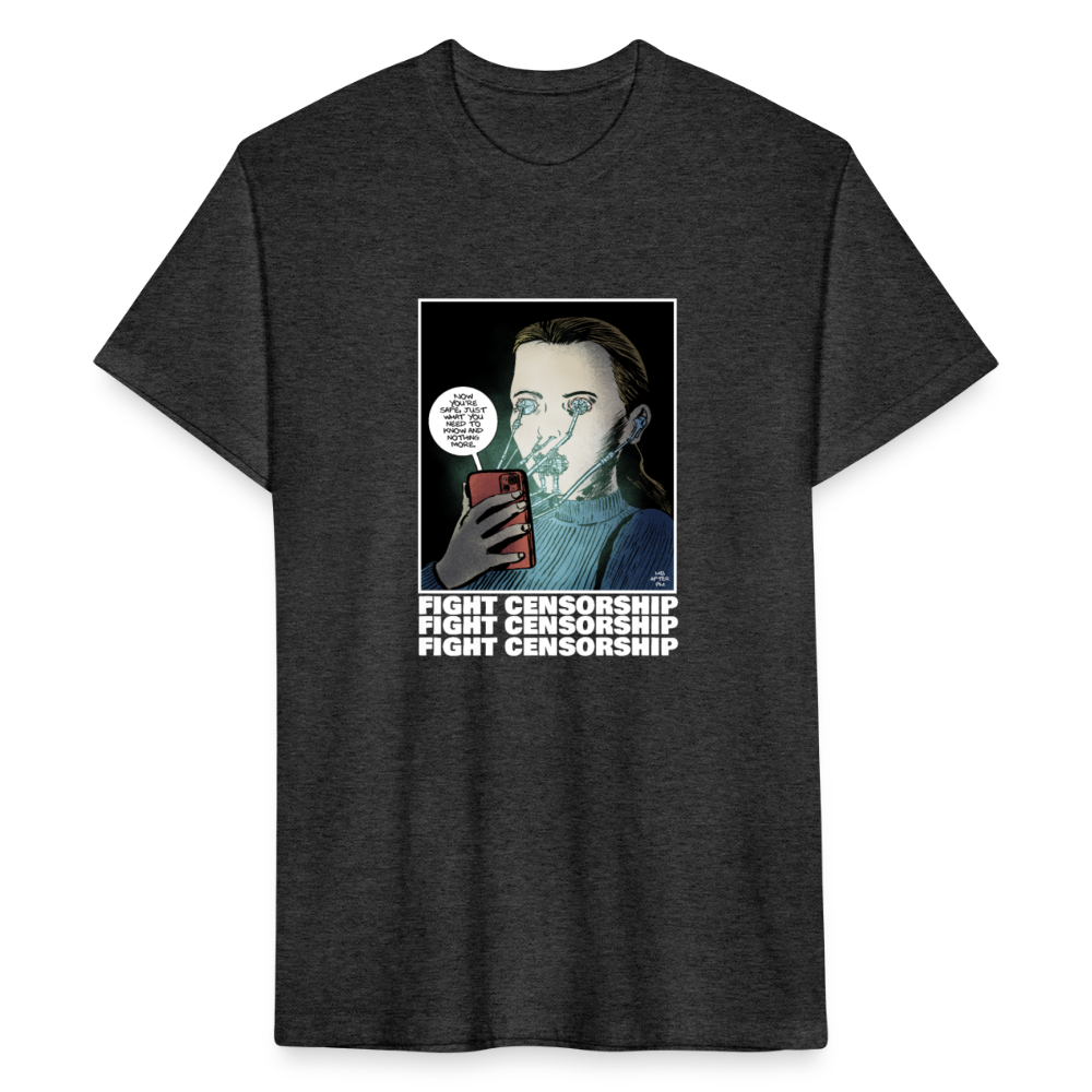 Fight Censorship | Men's Tee - heather black