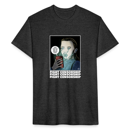 Fight Censorship | Men's Tee - heather black