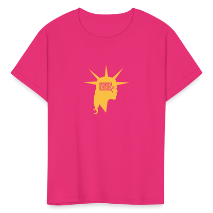 Liberty Head | Youth Tee - fuchsia