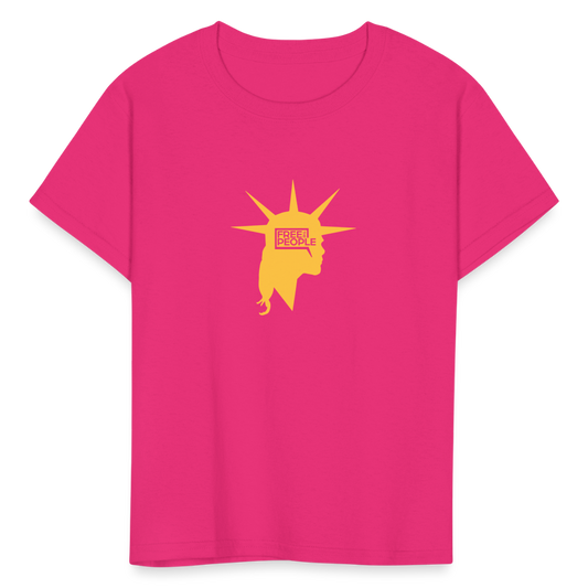 Liberty Head | Youth Tee - fuchsia