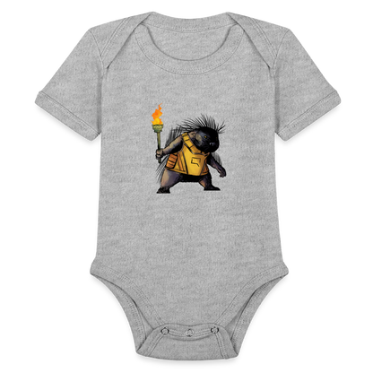 Free the Porcupine | Baby Onesie - heather grey