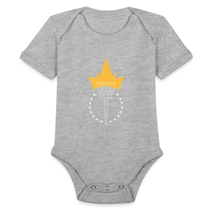 Freedom Torch | Baby Onesie - heather grey