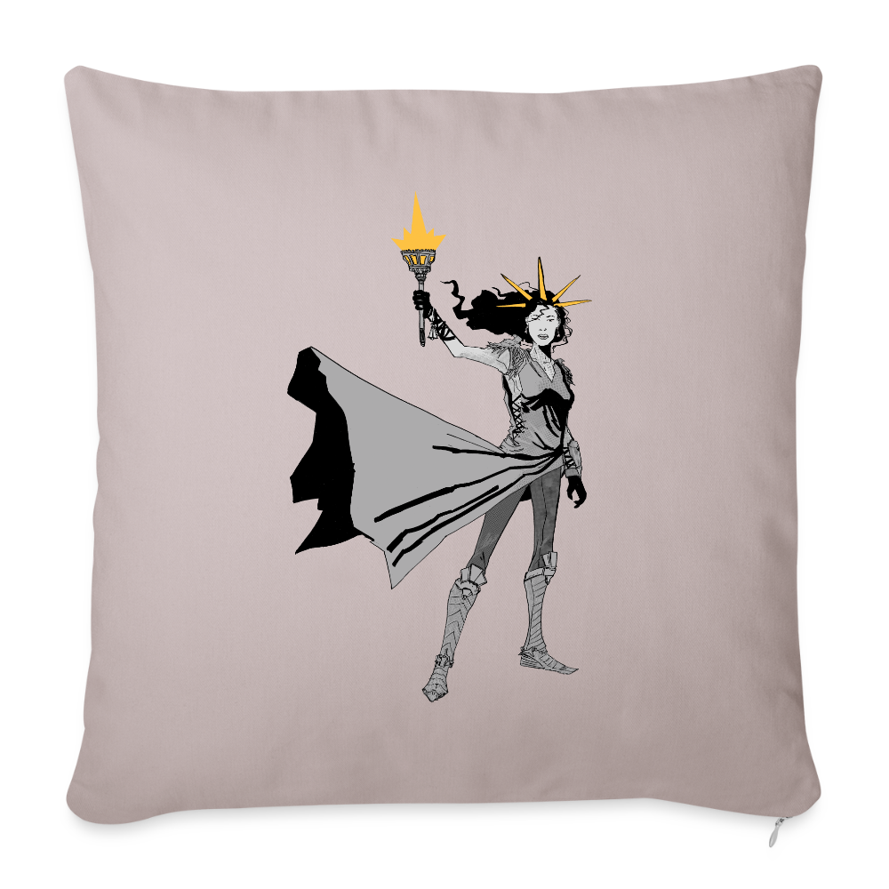 Liberty Hero | Throw Pillow Cover - light taupe