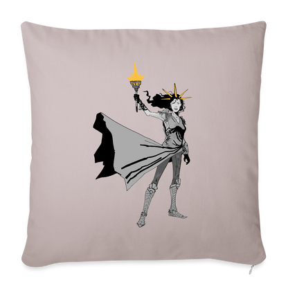 Liberty Hero | Throw Pillow Cover - light taupe