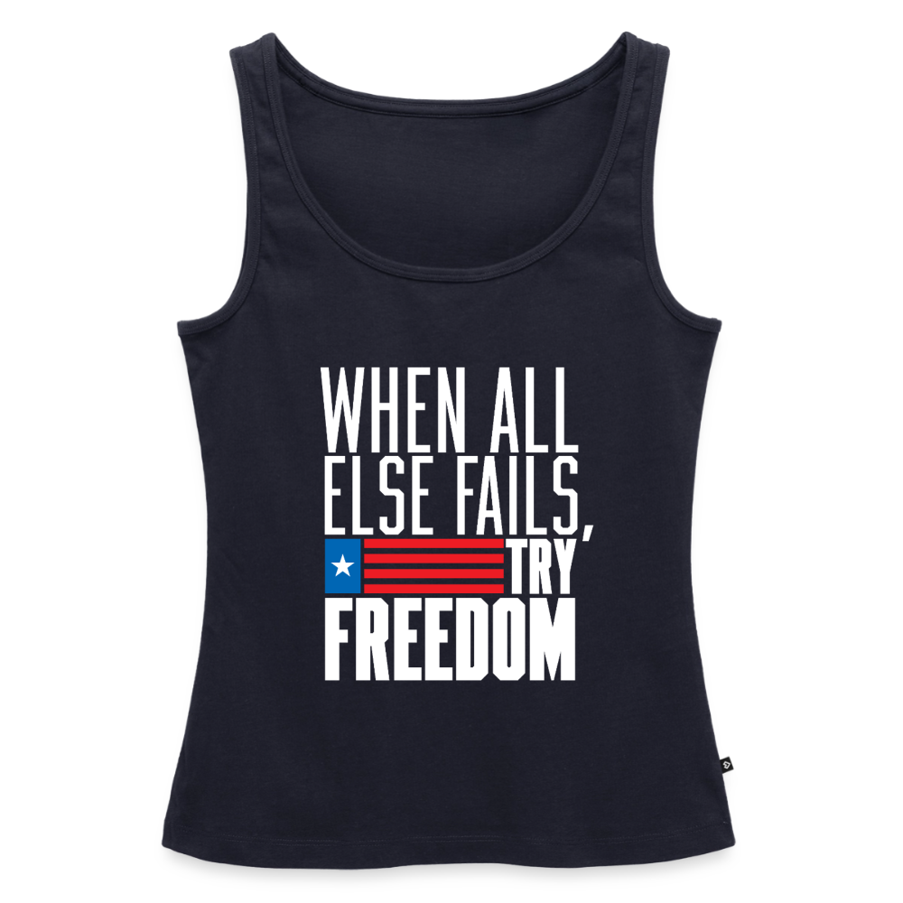 Try Freedom | Women's Tank - navy