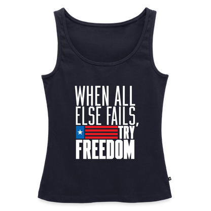 Try Freedom | Women's Tank - navy