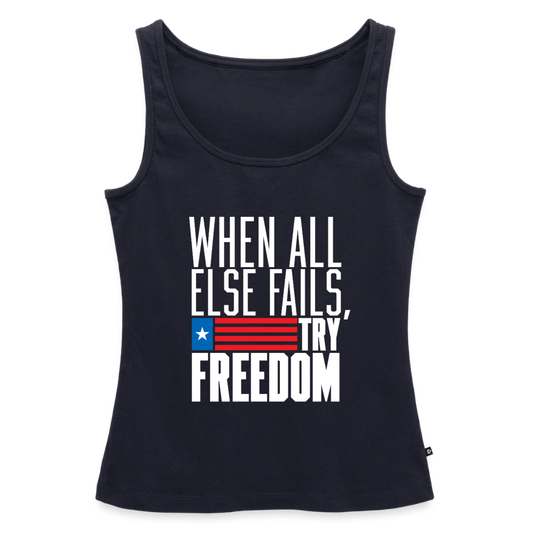 Try Freedom | Women's Tank - navy