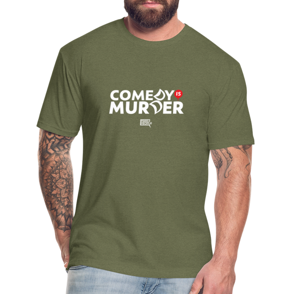 Comedy is Murder | Men's Tee - heather military green