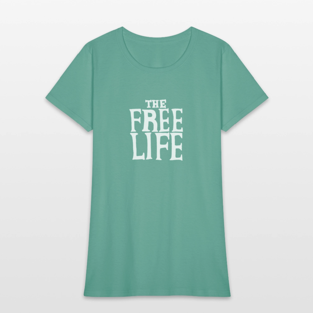 The Free Life | Women's Tee - aquatic